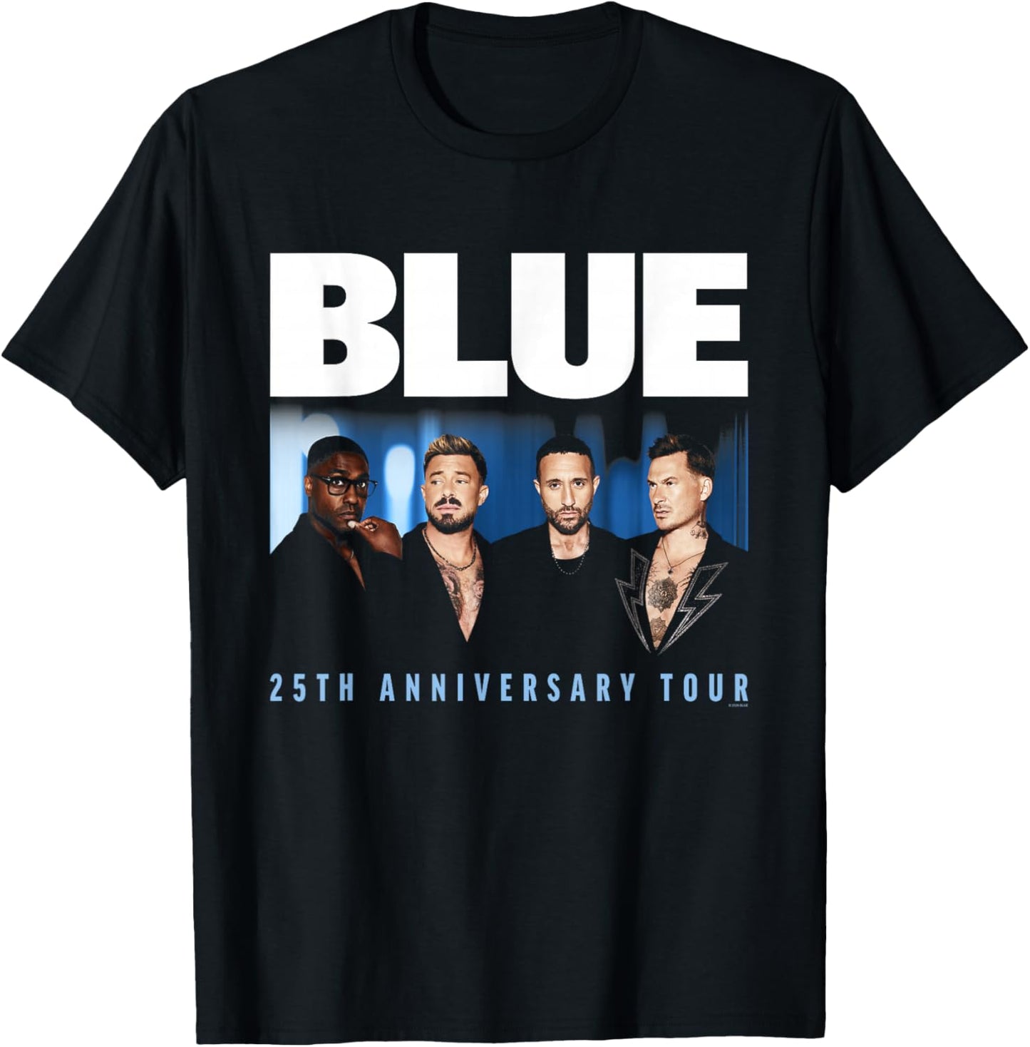 Blue Photo Admat Photo T-Shirt - T-Shirt | Black