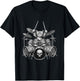 Cat Drummer Drum Kit Skull Rock Music Lover Women T-Shirt - T-Shirt | Black