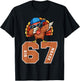 67 Thanksgiving Funny Turkey Thanksgiving 67 Turkey T-Shirt - T-Shirt | Black