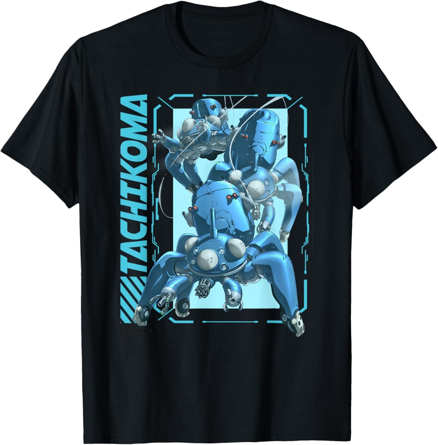 Ghost in the Shell Stand Alone Complex Tachikoma Poster T-Shirt - T-Shirt | Black