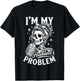I'm My Husband's Problem T-Shirt - T-Shirt | Black