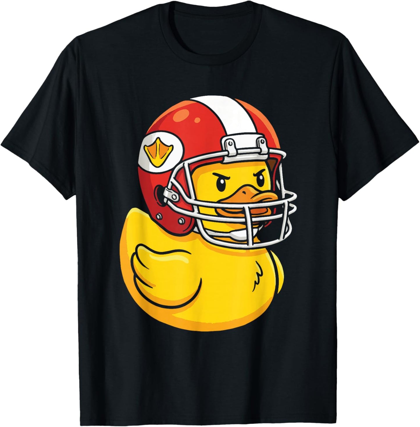 Rubber Duck Football Kids Boys Rubber Duckie T-Shirt - T-Shirt | Black
