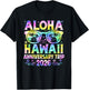 Aloha Hawaii Anniversary Trip 2026 Couple Matching Vacation T-Shirt - T-Shirt | Black
