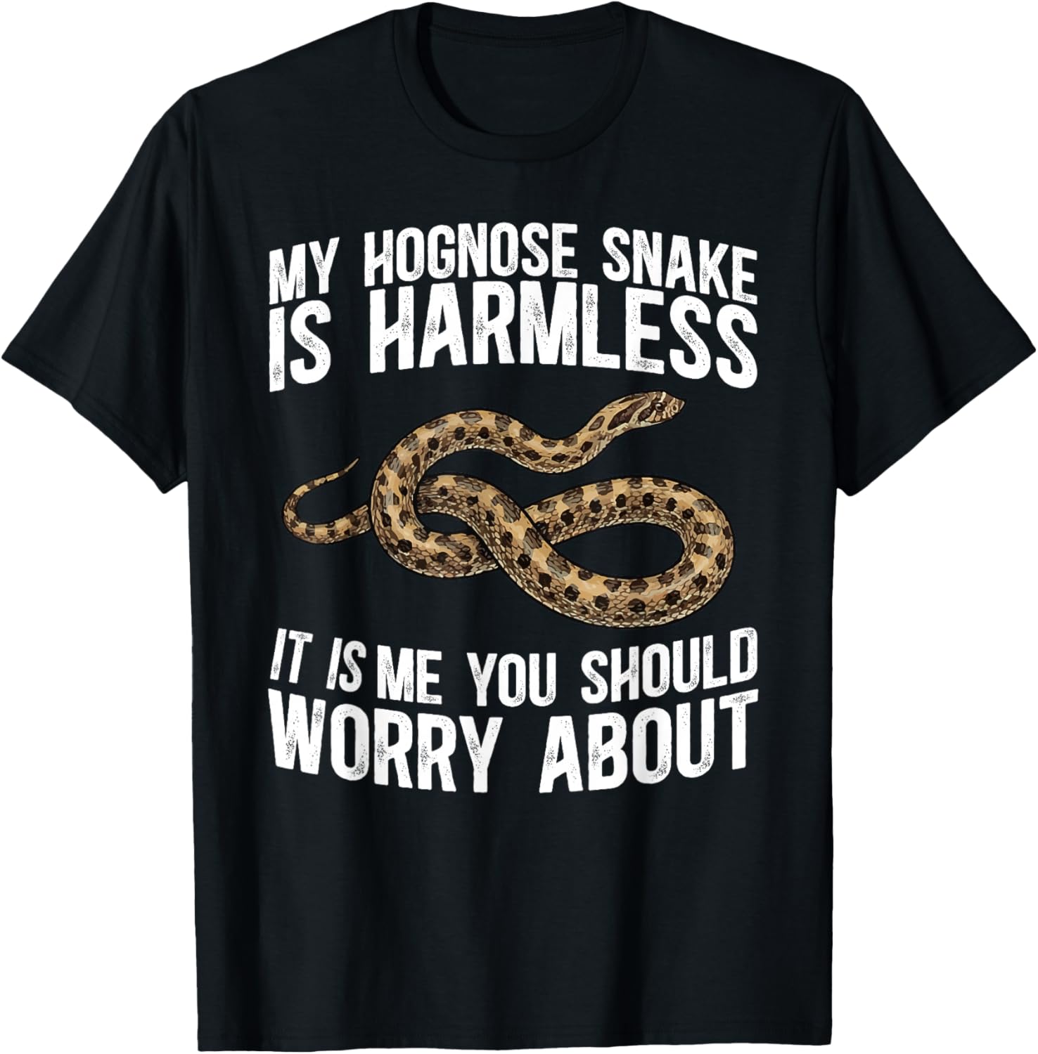 Hognose Snake Owner Hognose Snake Mom Hognose Snake Dad T-Shirt - T-Shirt | Black