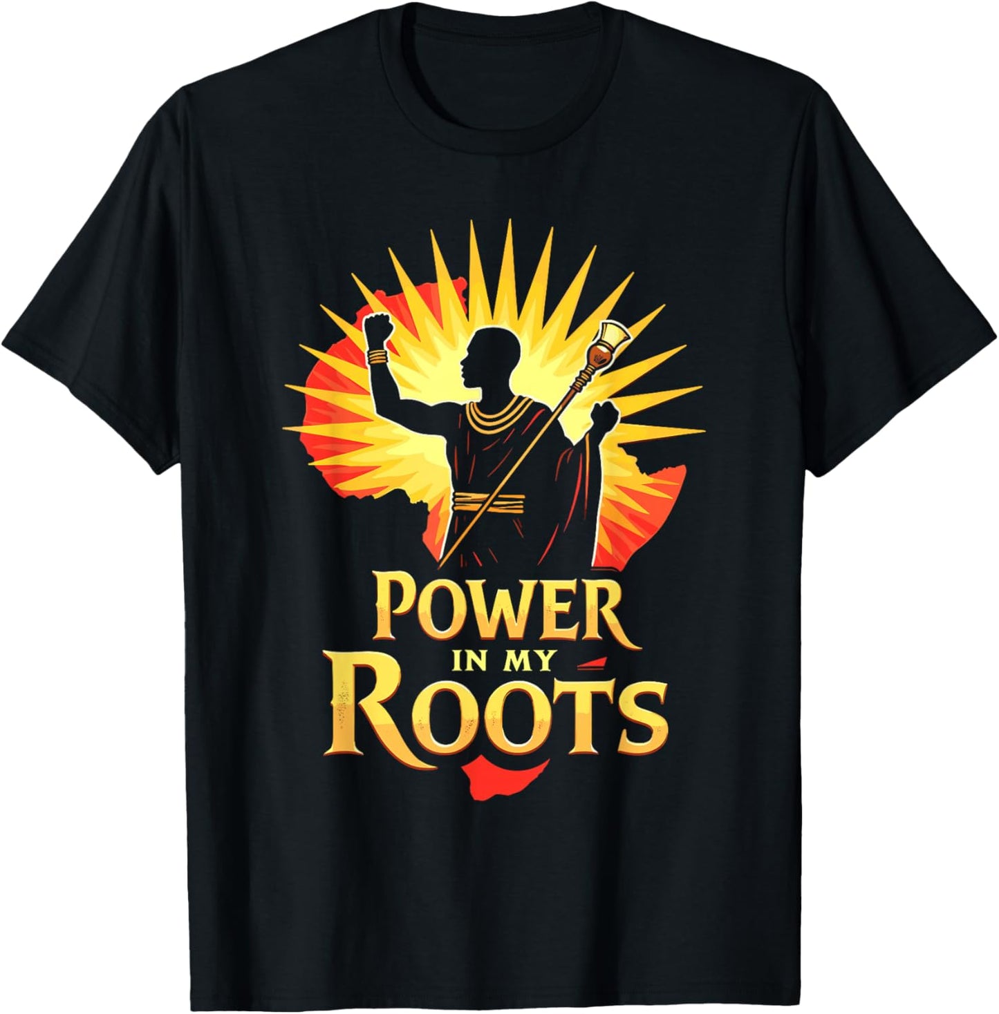 Mansa Musa African King Richest Man in History Mali Empire T-Shirt - T-Shirt | Black