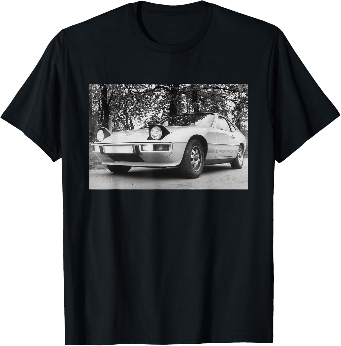 Porsche 924 Sportwagen 1977 T-Shirt - T-Shirt | Black
