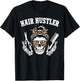 Hair Stylist Leopard Hair Dresser Hairstylist Hairdresser T-Shirt - T-Shirt | Black