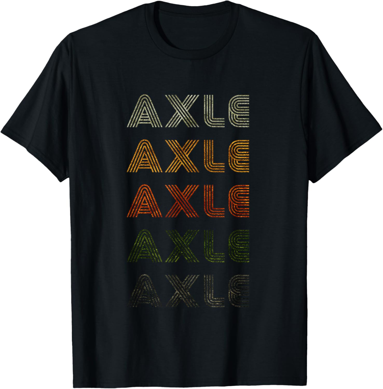 Love Heart Axle Grunge Vintage Style Black Axle T-Shirt - T-Shirt | Black