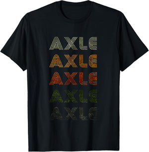 Love Heart Axle Grunge Vintage Style Black Axle T-Shirt - T-Shirt | Black