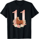 11th Birthday, Girl, Horse, Pony | 11 Year Old Girl's Birthday T-Shirt - T-Shirt | Black