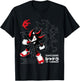 Sonic the Hedgehog Shadow Red Strike Action Pose T-Shirt - T-Shirt | Black