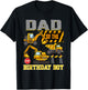 Dad of The Birthday Boy Construction Worker Birthday T-Shirt - T-Shirt | Black