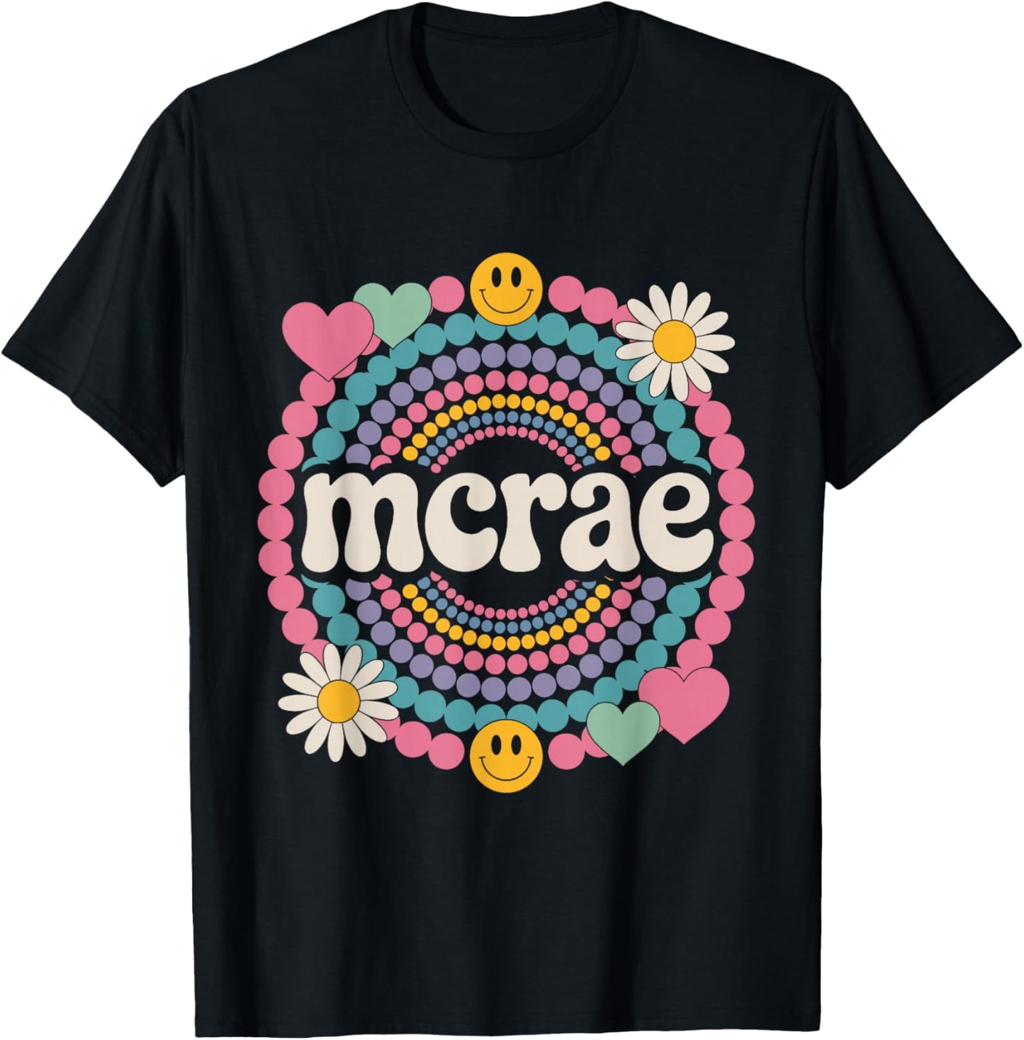 McRae Lover Name Design Apparel Women Kids T-Shirt - T-Shirt | Black