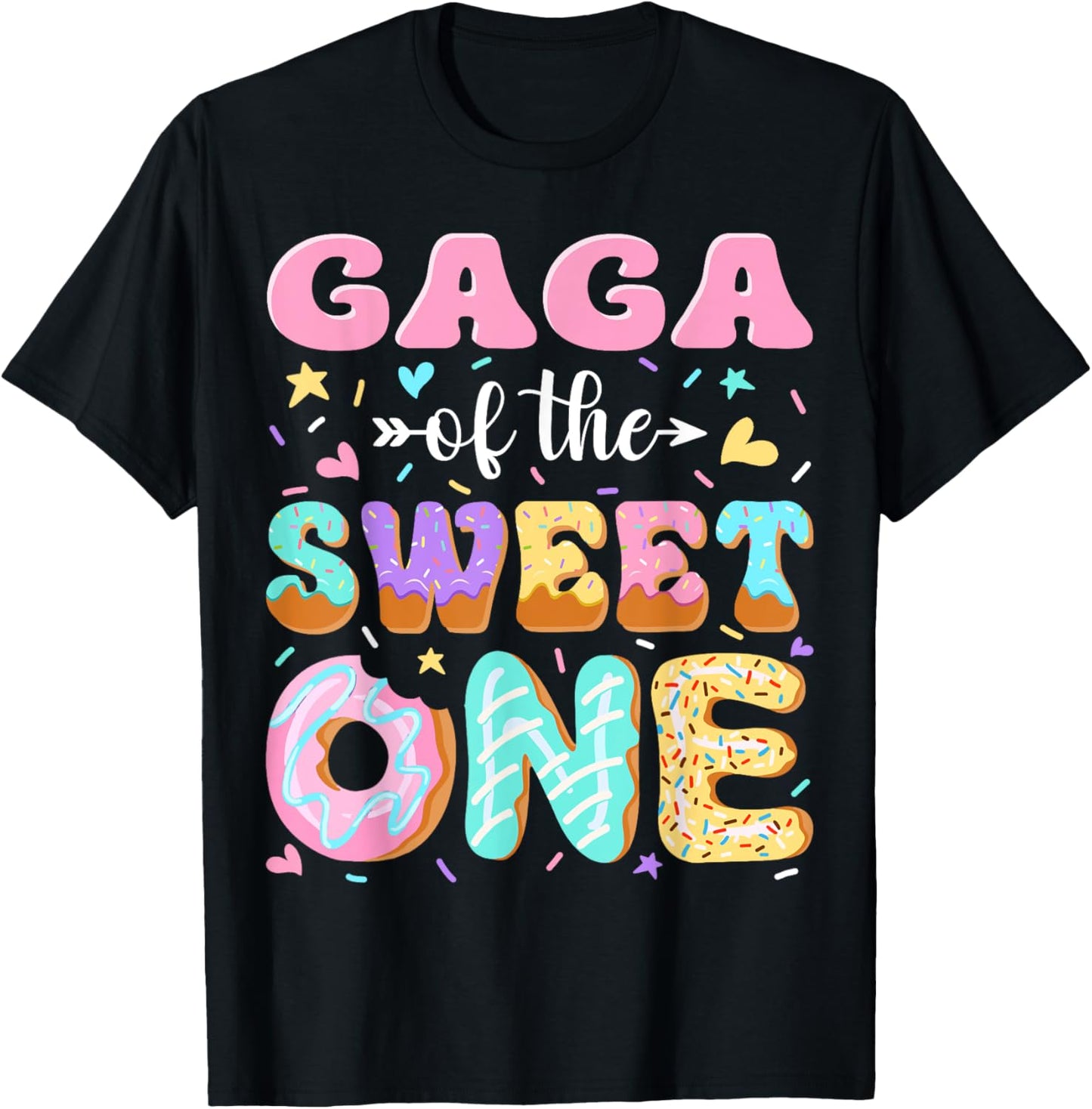 Gaga of The Sweet One First Birthday Matching Family T-Shirt - T-Shirt | Black