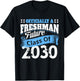 Official Freshman Future Class 2030 First Day of 9th Grade T-Shirt - T-Shirt | Black