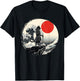 Samurai Cat Graphic Warrior Vintage Art Japanese Anime T-Shirt - T-Shirt | Black