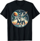 Space Cowboy Astronaut Riding Horse Cosmic Western Sci-Fi T-Shirt - T-Shirt | Black