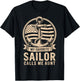 My Favorite Sailor Calls Me Aunt T-Shirt - T-Shirt | Black