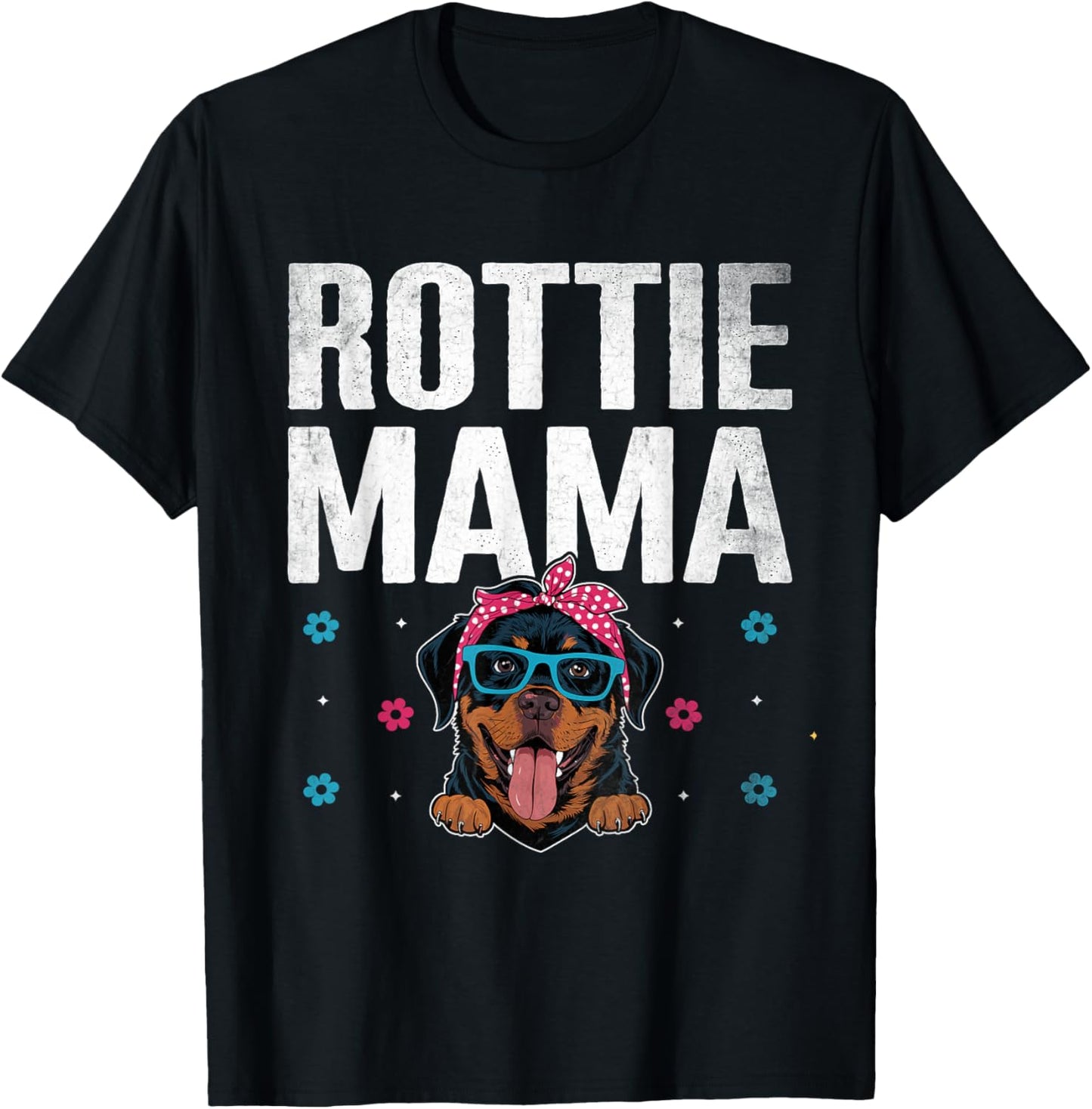 Rottie Mama Rottweiler Dog Rottweilers T-Shirt - T-Shirt | Black