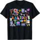 Cute Rad Tech Retro Groovy Radiology Technician X-Ray Tech T-Shirt - T-Shirt | Black