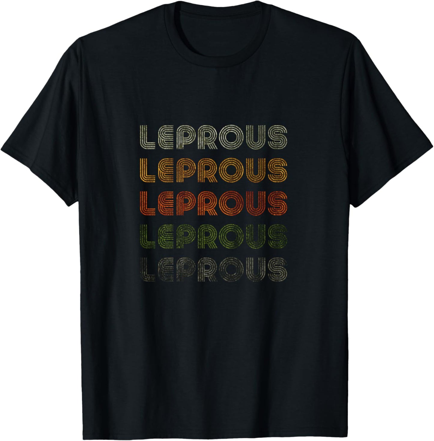 Love Heart Leprous Grunge Vintage Style Noir Leprous Haut de Gamme T-Shirt - T-Shirt | Black