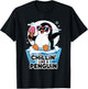 Chillin' Like A Penguin Lover Bird Watcher T-Shirt - T-Shirt | Black