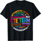 Groovy CTE Team Teacher Back To School Teachers Students T-Shirt - T-Shirt | Black