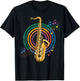 Saxophone Sax Jazz Saxophonist T-Shirt - T-Shirt | Black