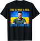 This Is What A Real Leader Looks Like Volodymyr Zelensky T-Shirt - T-Shirt | Black