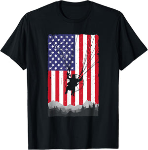 Cool Paramotor Art Women Paragliding Lover Paramotor T-Shirt - T-Shirt | Black