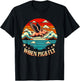 Vintage Sunset When Pig Fly 1600s Funny Saying Humorous T-Shirt - T-Shirt | Black