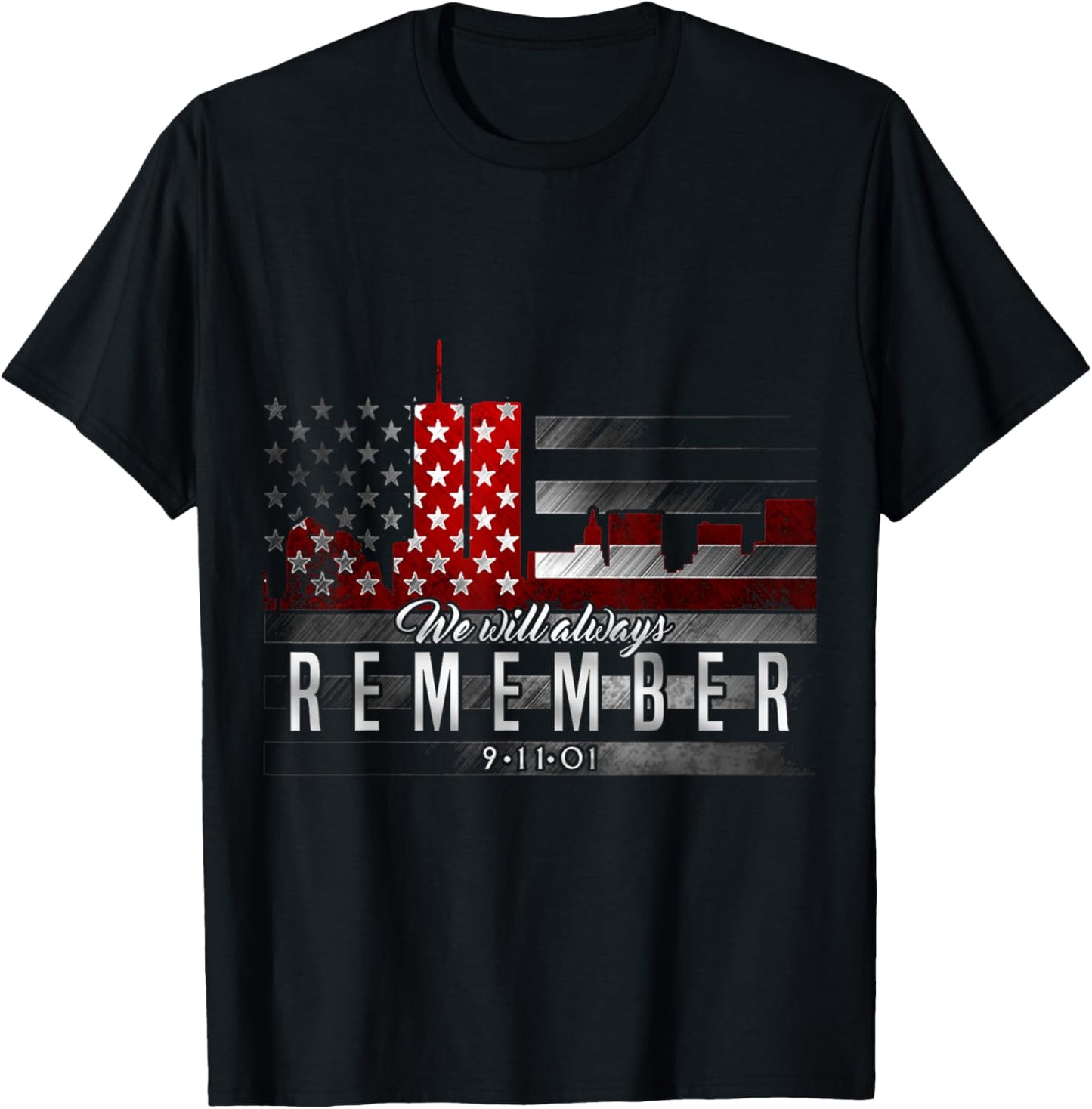 September 11th - REMEMBER T-Shirt - T-Shirt | Black