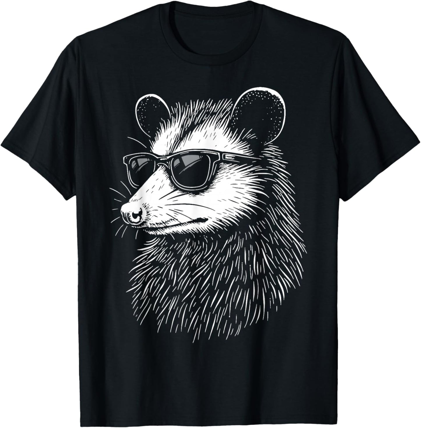 Opossum Sunglasses T-Shirt - T-Shirt | Black