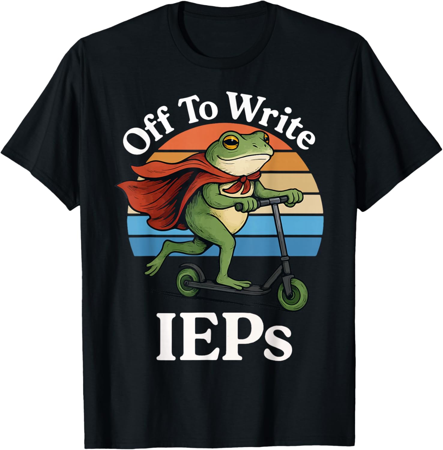 Off to Write IEPS T-Shirt - T-Shirt | Black