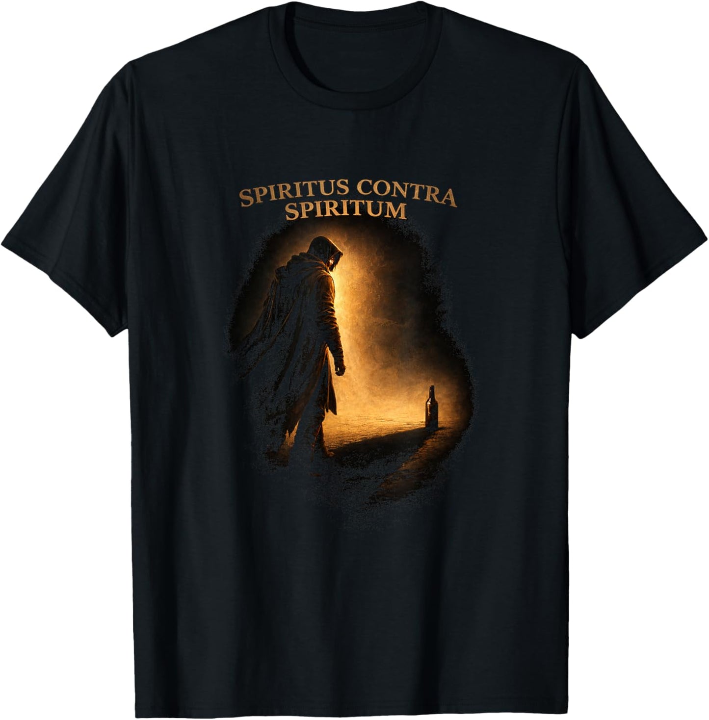 Spiritus Contra Spiritum - Spirit Against Spirits - Jung T-Shirt - T-Shirt | Black