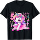 5th Birthday Girl Unicorn Ballet Five 5 Year Old Ballerina T-Shirt - T-Shirt | Black
