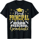 Proud Principal of Preschool Graduate 2026 Graduation T-Shirt - T-Shirt | Black