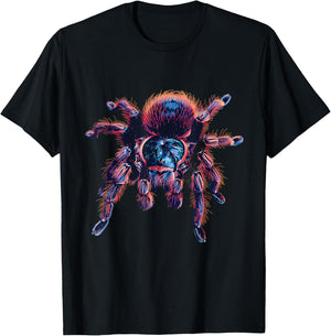 Tarantula Artwork Wildlife Nature Motif Tarantula Lover T-Shirt - T-Shirt | Black