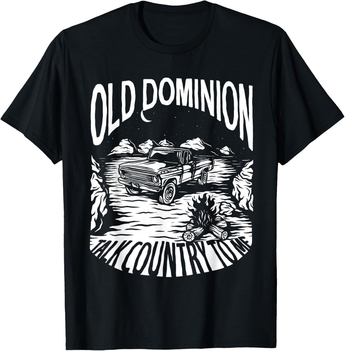 Old Dominion - Talk Country to Me T-Shirt - T-Shirt | Black