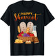 Happy Shavuot Fruits Food Israel Jewish Harvest Celebrations T-Shirt - T-Shirt | Black