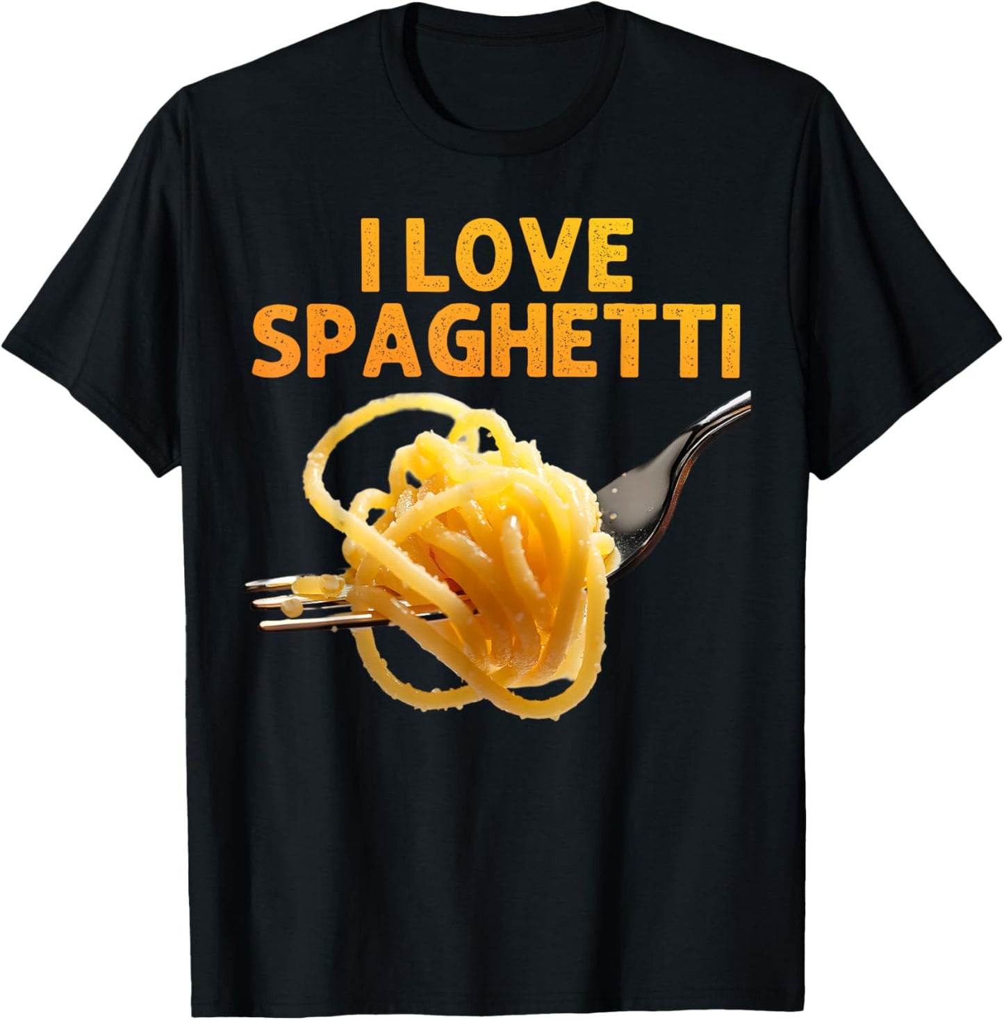 Spaghetti Art Women Meatballs Pasta Lover Spaghetti T-Shirt - T-Shirt | Black