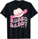 Rodeo Daddy Pink CowGirl 1St Birthday Family Matching T-Shirt - T-Shirt | Black