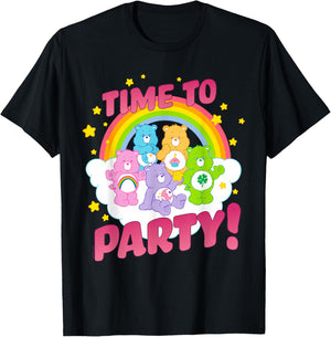 Care Bears Time to Party T-Shirt - T-Shirt | Black