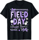 Purple Team Happy Field Day School Trip for Teacher Student T-Shirt - T-Shirt | Black