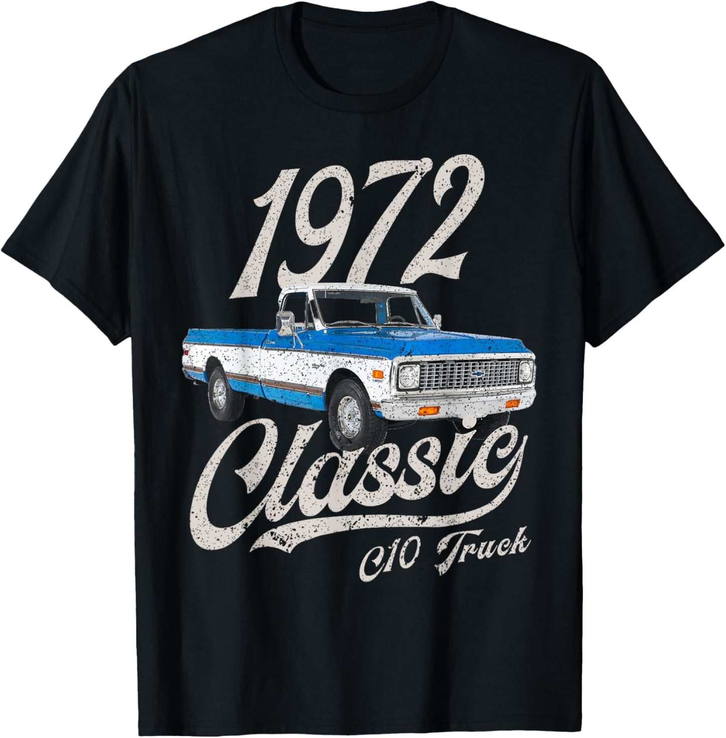 1972 72 C10 Truck T-Shirt - T-Shirt | Black