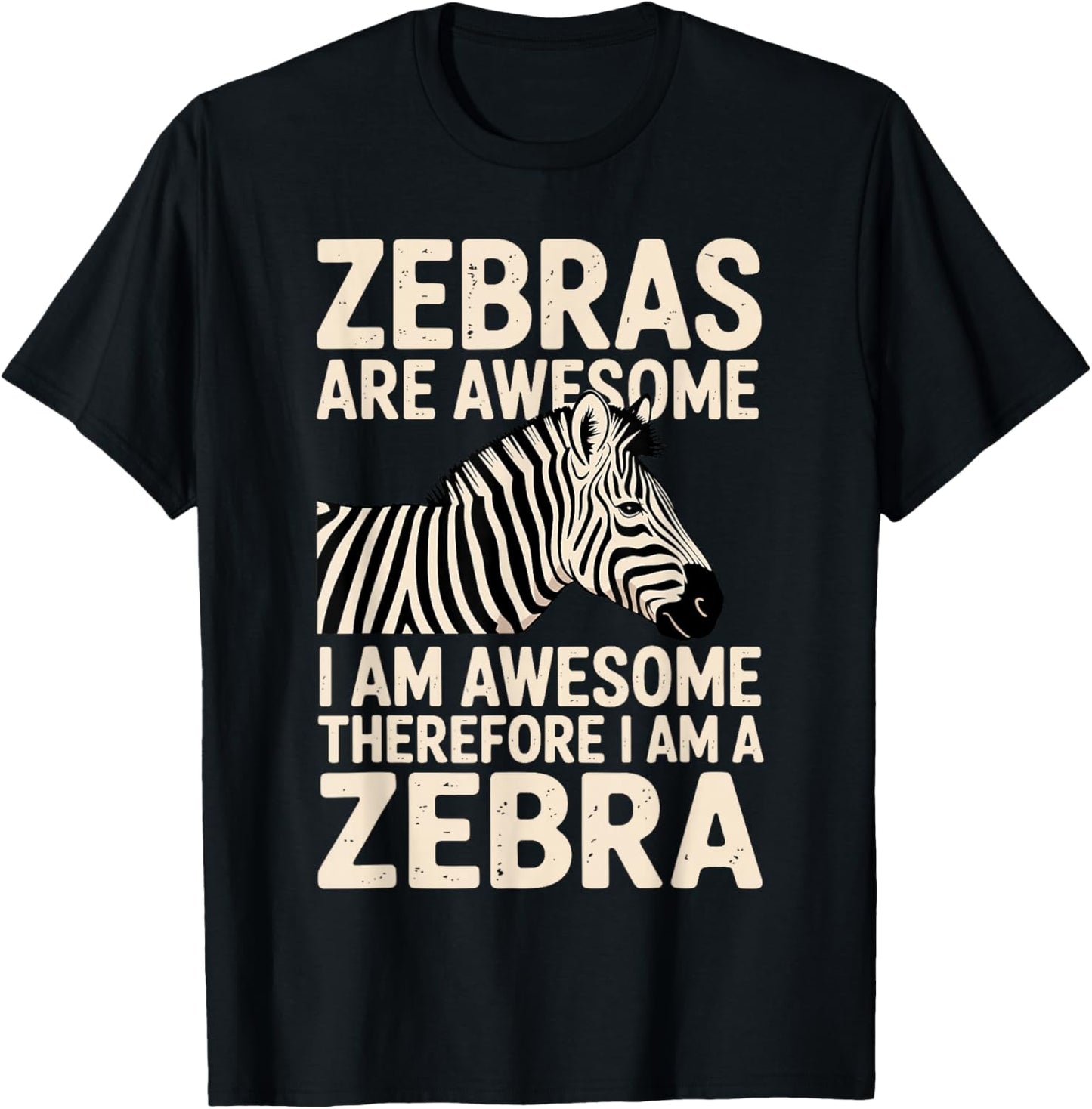 Zebra Costume Women Kids Toddler Zebra Print Zebra T-Shirt - T-Shirt | Black
