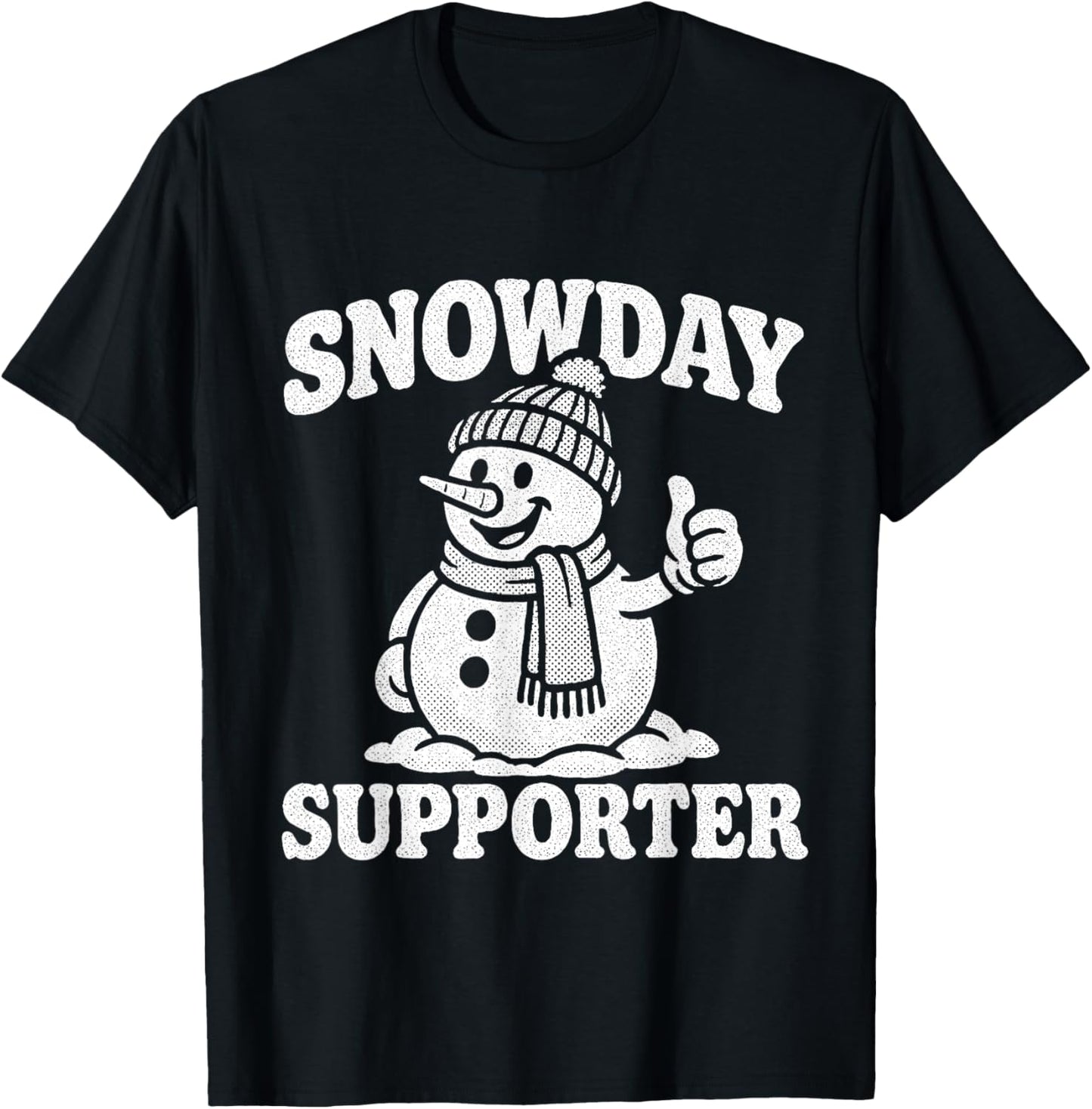 Snowday Supporter T-Shirt - T-Shirt | Black