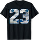 Number 23 Military Blue 4s Matching Women T-Shirt - T-Shirt | Black