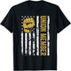 Proud Union Member USA American Pro Union Workers Rights T-Shirt - T-Shirt | Black