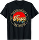 Pops the Man the Myth the Legend Father's Day for Grandpa T-Shirt - T-Shirt | Black